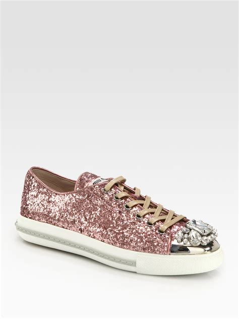 miu miu pink glitter shoes uk|where to buy miumiou.